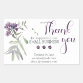 Logo du Merci pour petites entreprises - Sticker C (Devant)