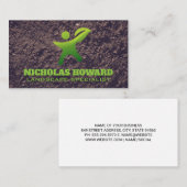 Logo du pouce vert | Carte de visite de sol (Devant / Derrière)