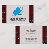 Logo du réseau cloud | Code binaire | Carte mère (Devant / Derrière)