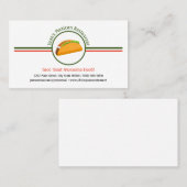 Logo du restaurant mexicain Carte de visite person (Devant / Derrière)