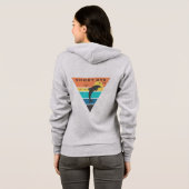 Logo du Sweat - shirt à capuche Zipper féminin sur (Dos entier)