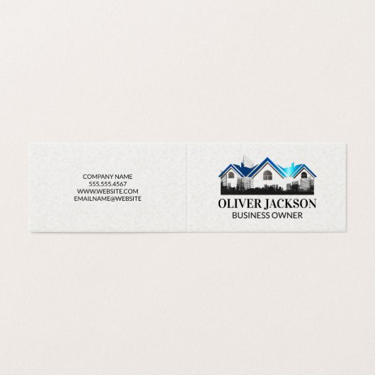 Logo du toit immobilier | Construction de schémas (Outside Unfolded)