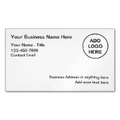 Logo DYI Carte de visite magnétique Modèle (devant)