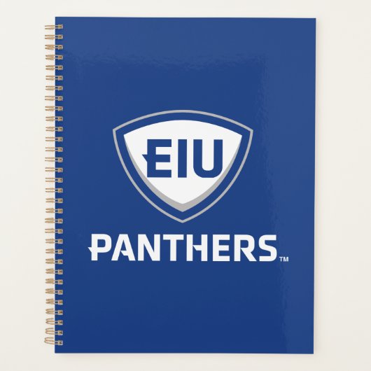 Logo Eastern Illinois Panthers Shield & Wordmark (Devant)