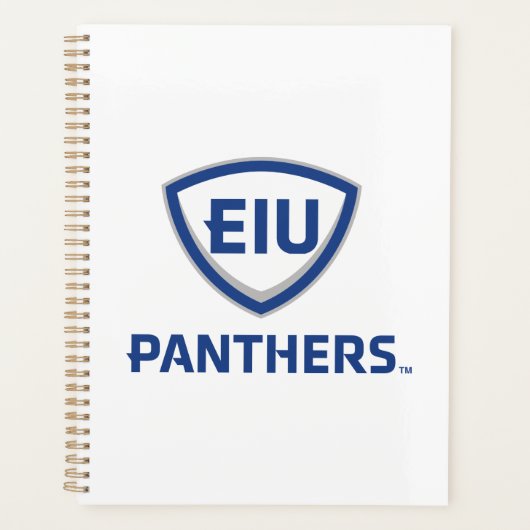 Logo Eastern Illinois Panthers Shield & Wordmark (Devant)