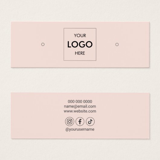 Logo Écran d'oreille des médias sociaux (Devant & derrière)