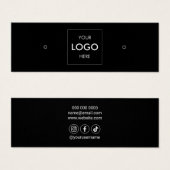 Logo Écran d'oreille des médias sociaux (Devant & derrière)