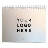Logo Editable van het Bedrijf van de Kalender van (Hoes)