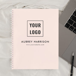 Logo eenvoudige, eenvoudige professional notitieboek