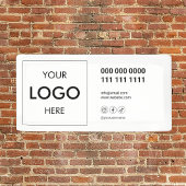 Logo eenvoudige professionele banner