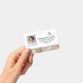 Logo élégant Photo d'entreprise Badge d'employé (Manuel / portable)