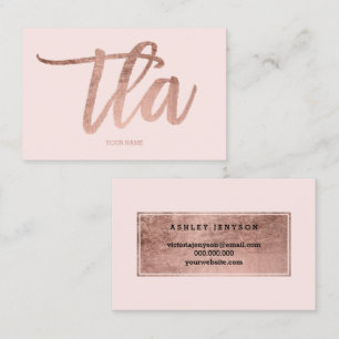 logo elegant roos gouden typografie blauw visitekaartje