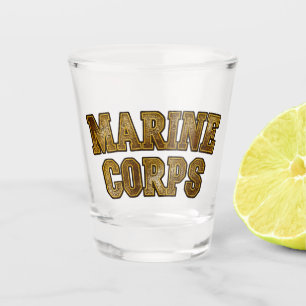 Logo Embleem Corps Marinier Veteraan Shot Glas