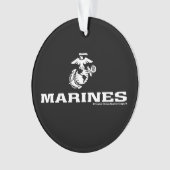 Logo empilé USMC - Blanc (devant)
