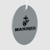 Logo en noir empilé USMC (devant)