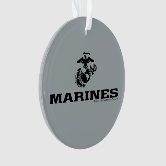 Logo en noir empilé USMC (devant)