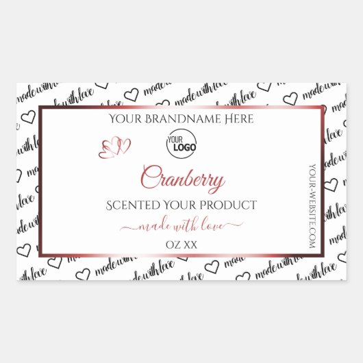 Logo en noir et blanc Cloud Étiquette (Devant)