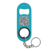Logo en QR Code Promotie Sleutelhanger Bottle Open Mini Flessenopener (Achterkant)