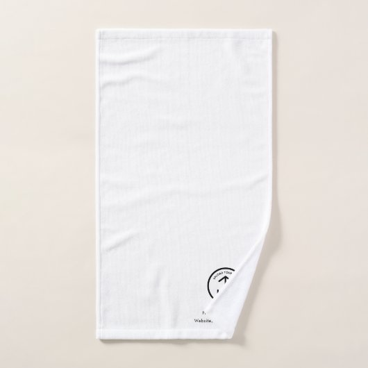 Logo en Tekst Promotionele Professionele Swag Wit Bad Handdoek (Handdoek)