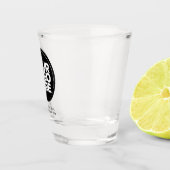 Logo en tekst shot glas (Rechts)