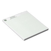 Logo Entreprise Note Grille Graphique Bloc-Notes (Incliné)