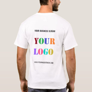 Logo Entreprise Personnalisé Texte Votre T-Shirt E