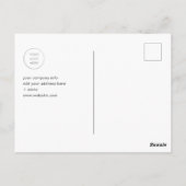 Logo Entreprise Saison Salutations Bonne carte de  (Dos)