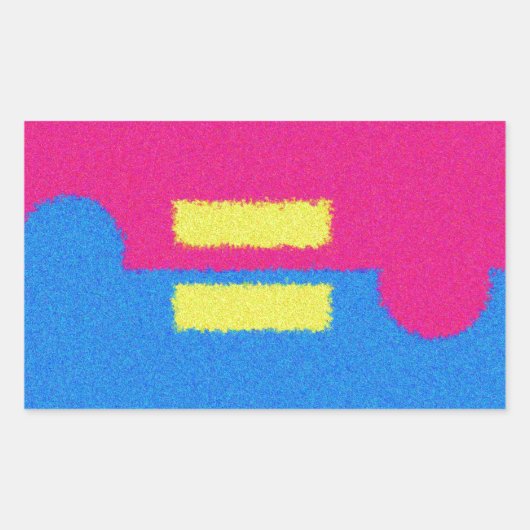 Logo Equal Rights, Sticker Style de l'impressionni (Devant)