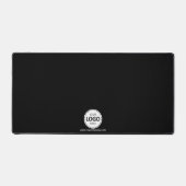 Logo et détails de l'entreprise - Black Desk Mat p (Recto)
