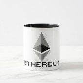Logo Ethereum ETH 8 bits | Tasse (Centre)