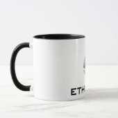 Logo Ethereum ETH 8 bits | Tasse (Gauche)