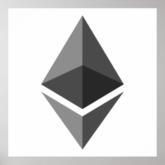 Logo Ethereum ETH | Poster (Devant)