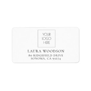 Logo Étiquette de adresse personnalisé