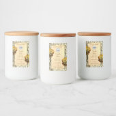 Logo Étiquette de produits Roses de céréales Brown (Bouteilles)