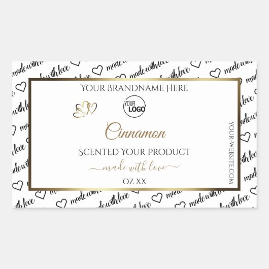 Logo Étiquette du produit Black and White Word Art (Devant)