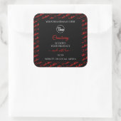 Logo Étiquette du produit Black Red Word Cloud (Sac)