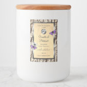 Logo Étiquette du produit de l'écorce d'arbre natu (Devant)