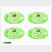 Logo Étiquette Rose vert clair Palm Feuille (Feuille)