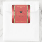 Logo Étiquettes de produits Red et Gold Parties sc (Sac)