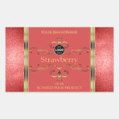 Logo Étiquettes de produits Red et Gold Parties sc (Devant)