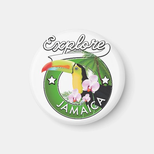 Logo Explorer les Bahamas Magnet (Devant)