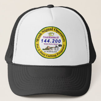 Logo faible de signal, casquette