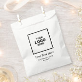 Logo Favor Bags Bedankzakje (Geknipt)