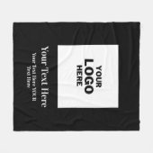 Logo Fleece Blanket (Voorkant (Horizontaal))