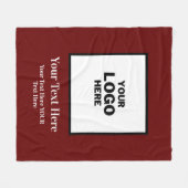 Logo Fleece Blanket Deken (Voorkant (Horizontaal))
