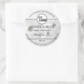 Logo Floral Étiquette (Sac)