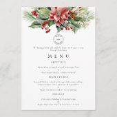 Logo Florals Business Christmas Party Carte menu (Devant)