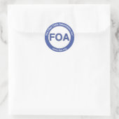 Logo FOA petits autocollants (Sac)