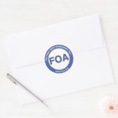 Logo FOA petits autocollants (Enveloppe)