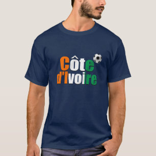 Logo football in Ivoorkust — cadeaus voetbal T-shirt